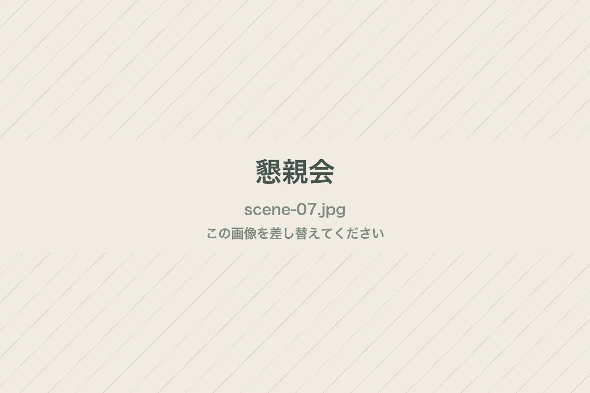 懇親会